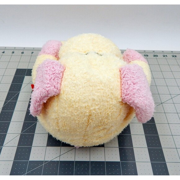 Ty Pillow Pals Yellow Pink Puppy Dog Plush DogBaby 8" Rattle Lovey 1999 Stuffed - Picture 9 of 12